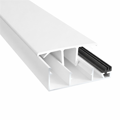 Kantprofil til gop Skyroof 10 mm Hvid L:3,5 meter